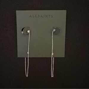 AllSaints Hex Chain Earrings